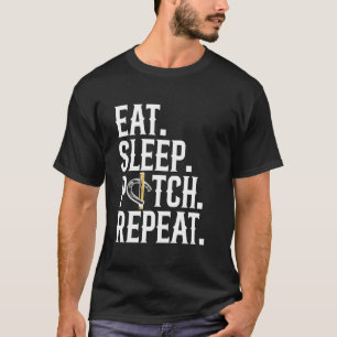 Camiseta Comer Dormir Arremessar Repetir Arremesso de Ferra