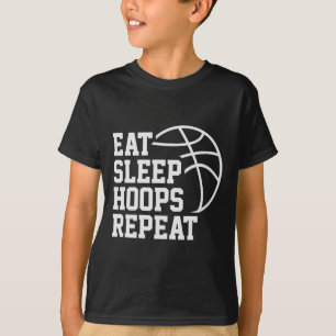 Camiseta Comer Dormir Cestos Repetir Piada Divertida Citaçã