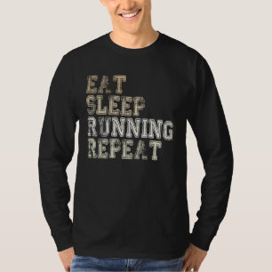 Camiseta Comer Dormir Correndo Repetir Correndo  Ditado de 