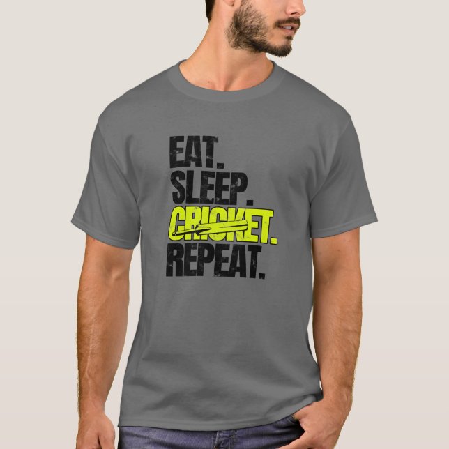 Camiseta COMER DORMIR CRÍQUEI REPETIR Esportes (Frente)