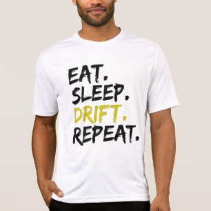 Camiseta Comer Dormir Derivar Repetir - Derivando