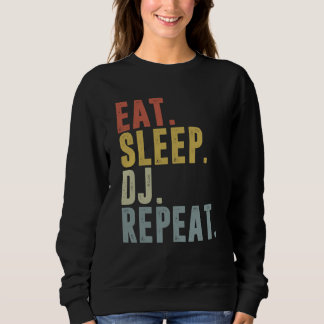 Camiseta Comer Dormir DJ Repetir Para DJ Discotecário