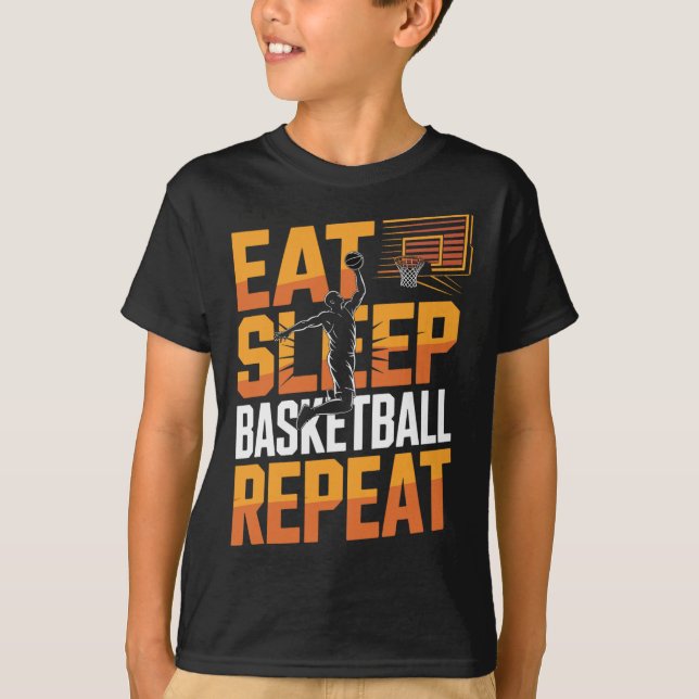 Camiseta Comer Dormir Esboço Repetir  (Frente)