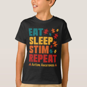 Camiseta Comer Dormir Estimular Repetir Estimulação Consciê