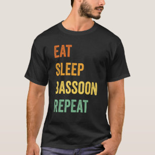 Camiseta Comer Dormir Fagote Repetir Fagotista 1