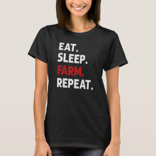 Camiseta Comer Dormir Fazenda Repetir Agricultura Agricult