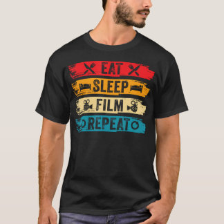 Camiseta Comer Dormir Filme Repetir Diretor Aspirante Cinea