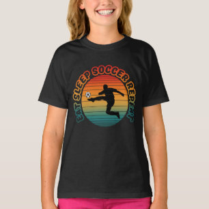 Camiseta comer dormir futebol repetir 