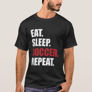 Camiseta Comer Dormir Futebol Repetir