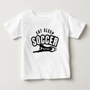Camiseta comer dormir futebol repetir