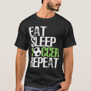 Camiseta Comer Dormir Futebol Repetir Presente Legal Esport