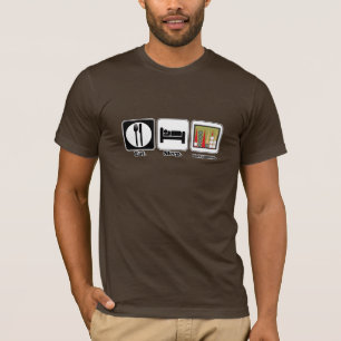 Camiseta comer dormir gamão