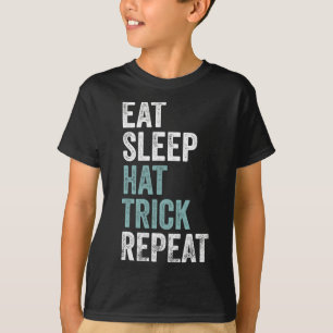 Camiseta Comer Dormir Hat Trick Repetir Engraçado Futebol H