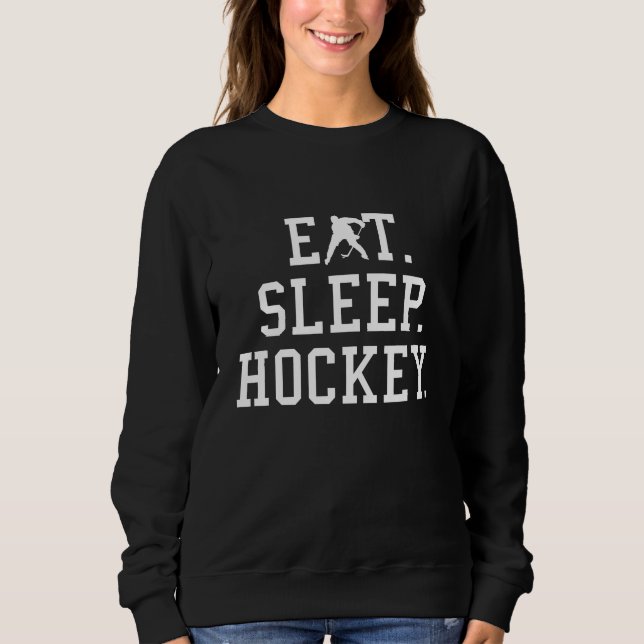 Camiseta  Comer Dormir Hóquei    (Frente)