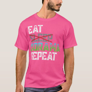 Camiseta Comer Dormir Kdrama Repetir K-Pop
