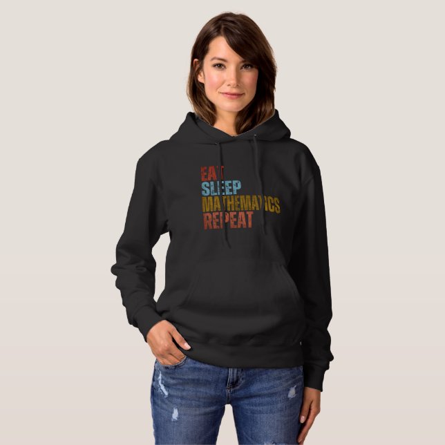 CAMISETA COMER DORMIR MATEMÁTICA REPETIR (Frente Completa)