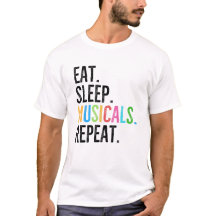 Comer. Dormir. Musicais. Repetir.