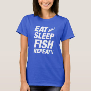 Camiseta Comer Dormir Peixe Repetir