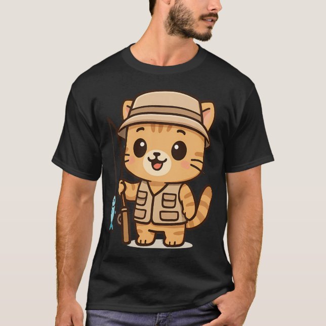 Camiseta comer dormir pesca repetir (Frente)
