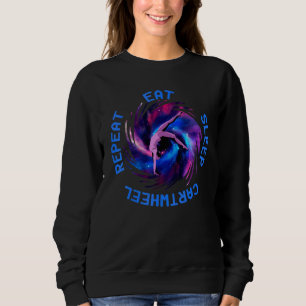 Camiseta Comer Dormir Roda Repetir Galáxia Via Láctea Pino
