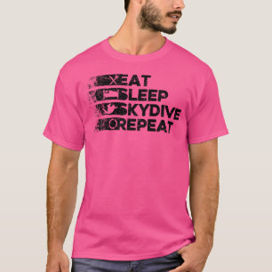 Camiseta Comer Dormir Saltar de Paraquedas Repetir Legal Sa