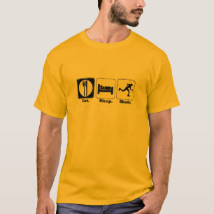 Camiseta comer dormir skate