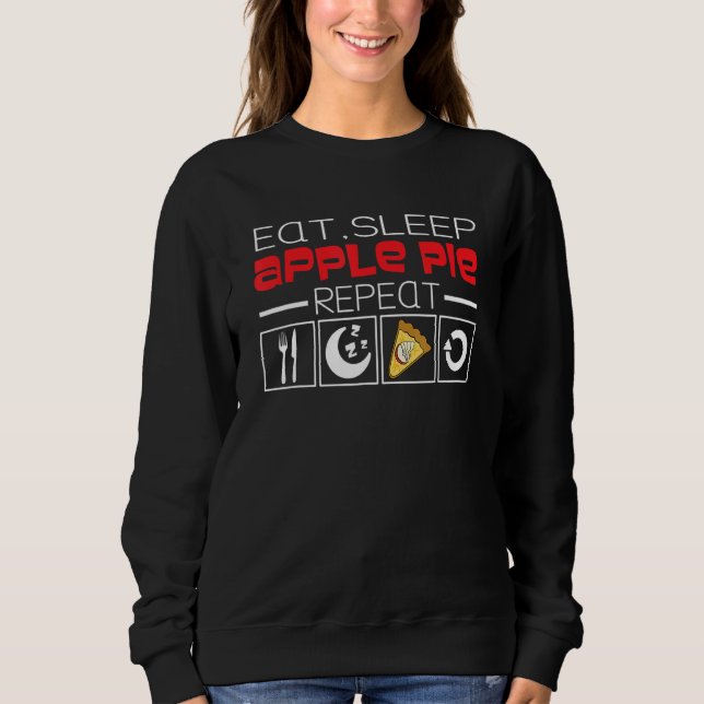 Camiseta Comer Dormir Torta de Maçã Repetir_1 (Frente)