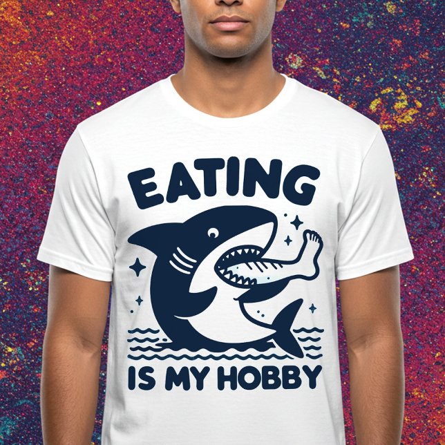 Camiseta Comer é o meu passatempo (Criador carregado)