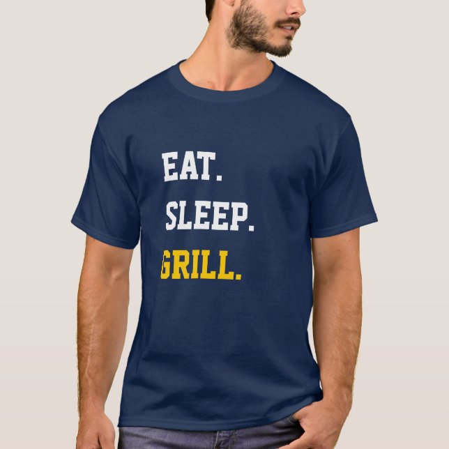 Camiseta Comer Grelha do Sono (Frente)
