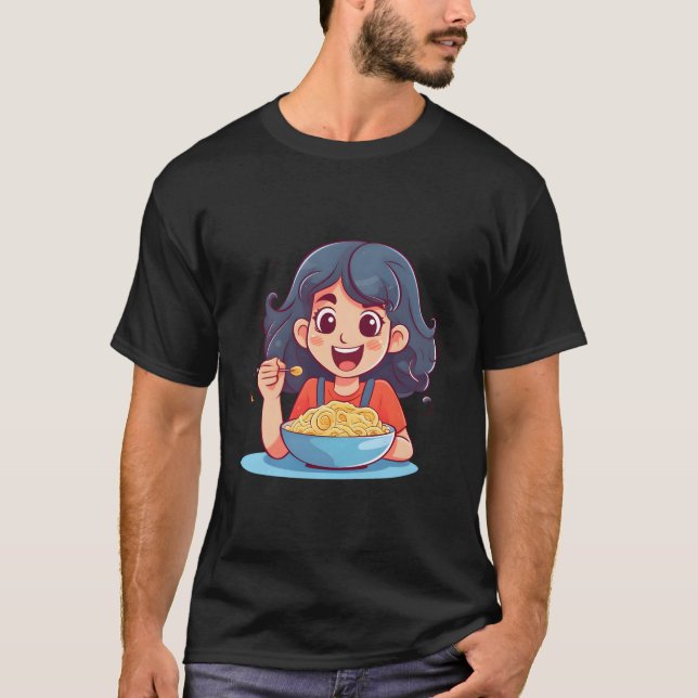 Camiseta Comer Massa Pasta (Frente)