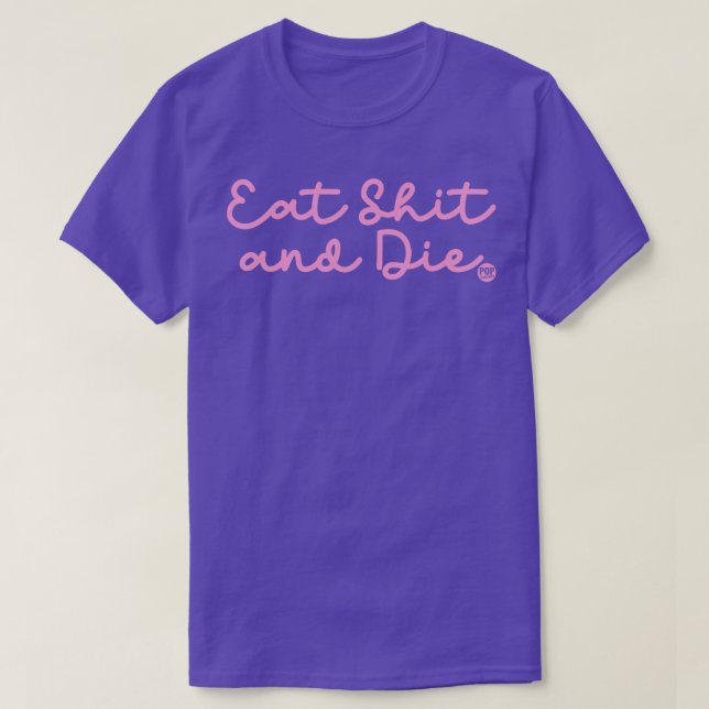 Camiseta comer morrer (Frente do Design)