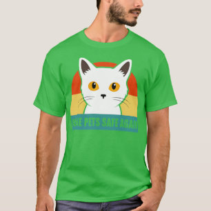 Camiseta comer os animais de estimação torna os animais seg
