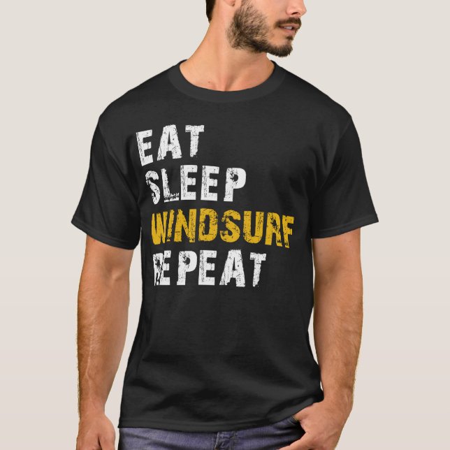 Camiseta comer para-brisas de sono (Frente)