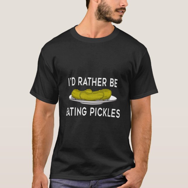 Camiseta Comer Picles Legumes em Conserva (Frente)