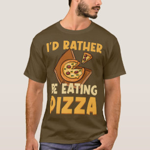 Camiseta Comer Pizza Engraçado Comida Italiano Chef de pizz