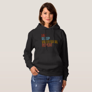 CAMISETA COMER REPETIÇÃO DE VÍDEO DE SONO