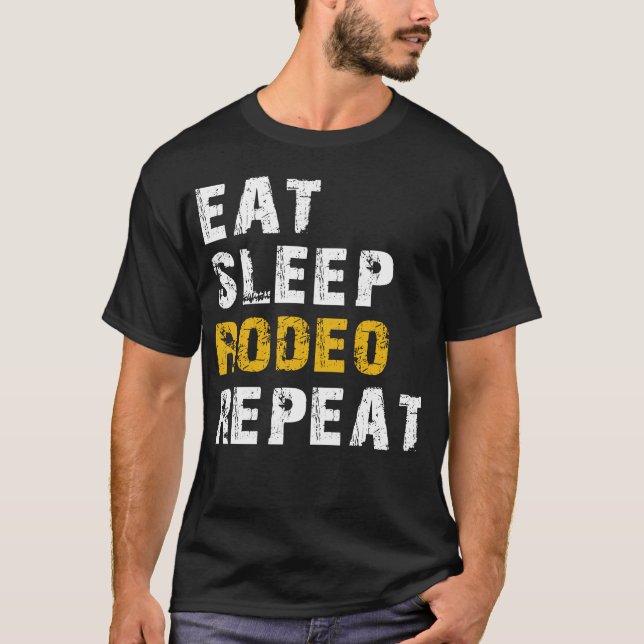 Camiseta comer rodeio de sono (Frente)