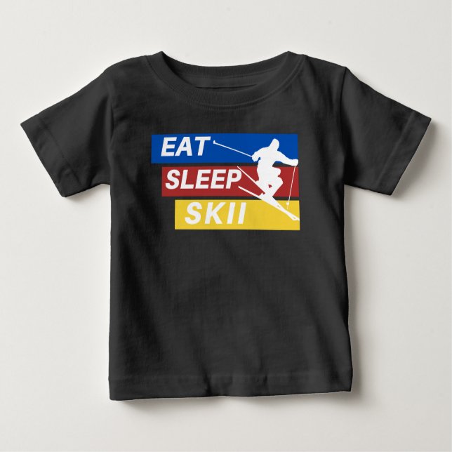 Camiseta Comer Skii Do Sono (Frente)