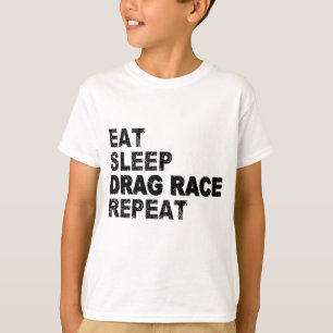 Camiseta comer sono Arrastar Raça repetir