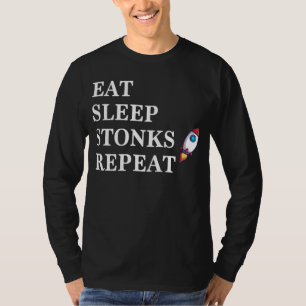 Camiseta comer sono cheira a mim um profissional do dia eng