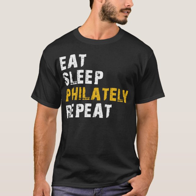 Camiseta comer sono filiar repetir (Frente)