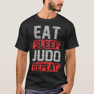 Camiseta comer sono judô repetir