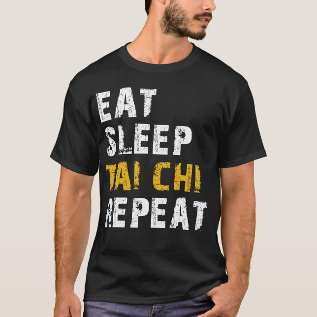 Camiseta comer tai chi (Frente)