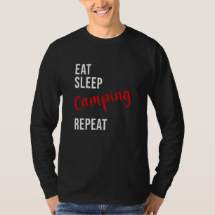 Camiseta Comer tendas de caravana para acampar motohome