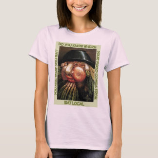 Camiseta Comer Teto Orgânico Local