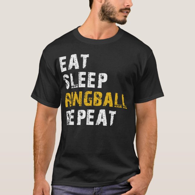 Camiseta comer toalha de dormir (Frente)