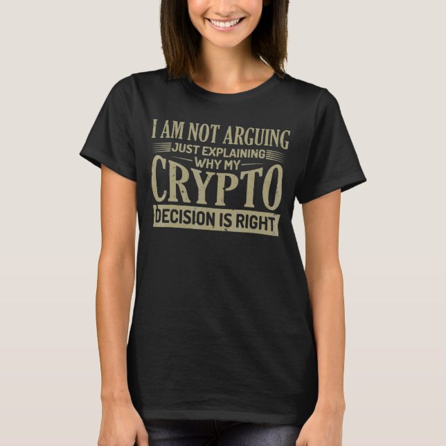 Camiseta Comercializar Cryptocurrency Millionaire Crypto Bu (Frente)