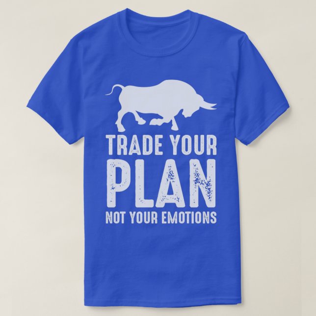 Camiseta Comercialize seu plano de ações no mercado de açõe (Frente do Design)