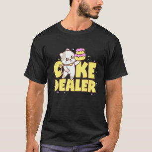 Camiseta Comerciante de Bolo Doce Dente Com Torta