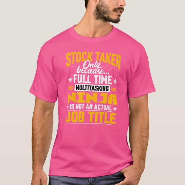 Camiseta Comerciante de Cargo do Usuário do Estoque (Frente)